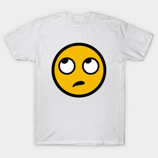 Eye Roll Emoji T-Shirt by KHJ